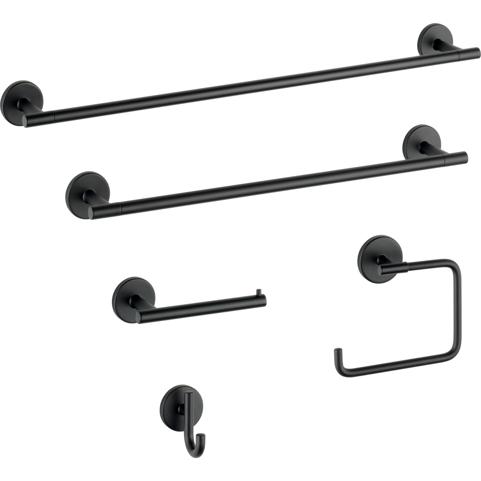 Trinsic Toilet Paper Holder, Matte Black