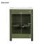 Petit meuble-lavabo avec lavabo en céramique