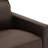 Alyvia 85.8" Brown Top Grain Leather Square Arm Sofa