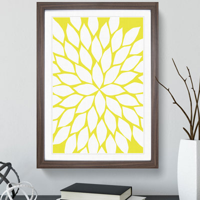 Abstract Leaves No.2 - Picture Frame Graphic Art