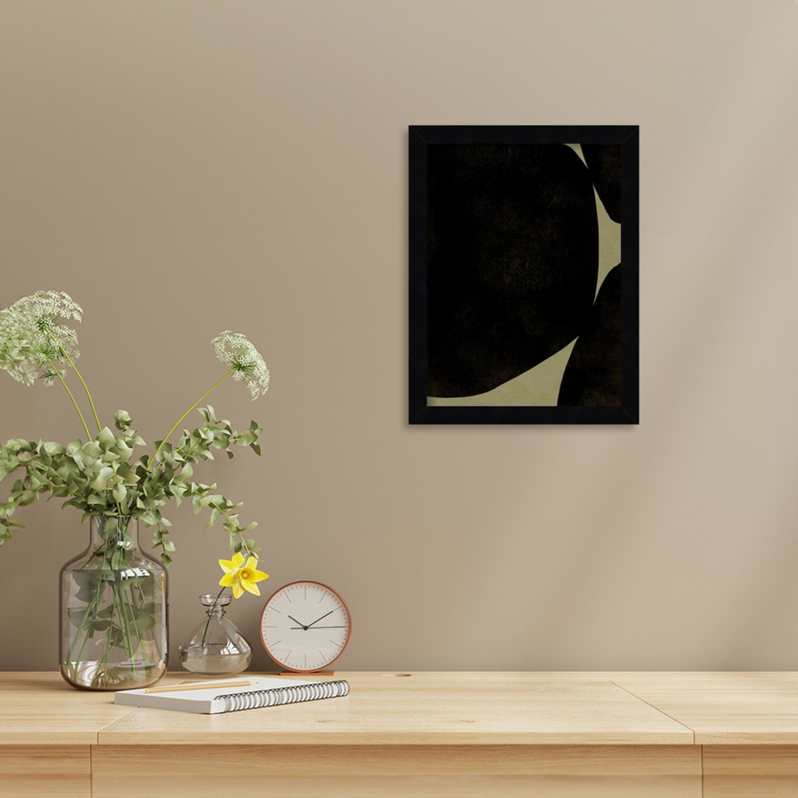 Heirloom Orbs I Print by Jacob Green, Black, 13" H x 10" W x 1" D