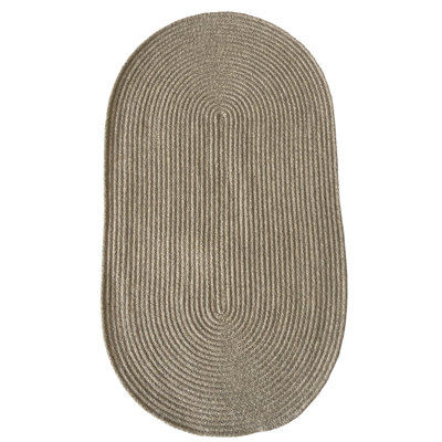Tapis d'intérieur réversible en laine tressée Bristol
