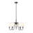 Sujal 5 - Light Steel Dimmable Classic / Traditional Chandelier-1452589991