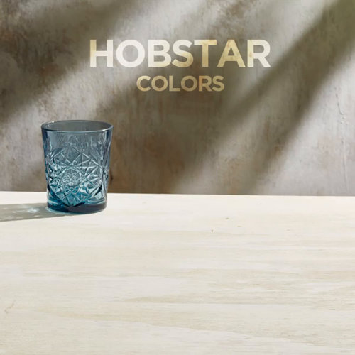 Libbey Hobstar Blue Double Old Fashioned Glasses, 12-Ounce, Set Of 4