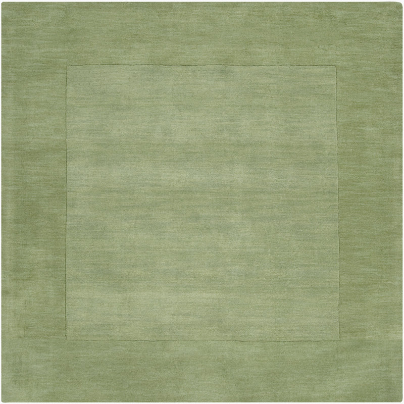 Tapis en laine tissé à la main Dolma, Carré 6 pi