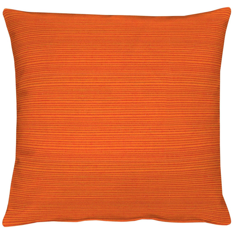 Basic Striped Square Cushion, 51 x 51cm, Orange