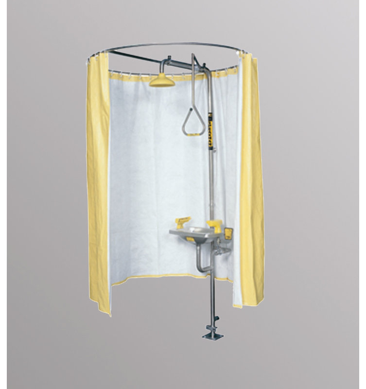 Privacy Curtain with Stainless Steel Curtain Rod Ring and V