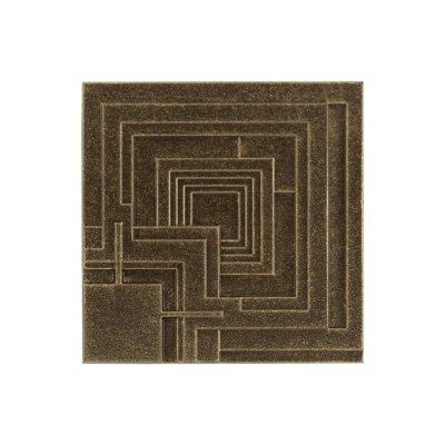 Frank Lloyd Wright Ennis Tile Plaque, 8" x 8"