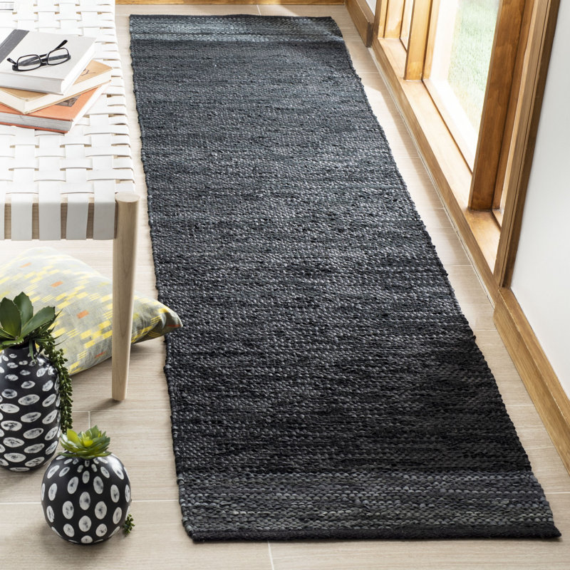 Tapis en cuir Martins, Tapis de couloir 2 pi 3 po x 9 pi