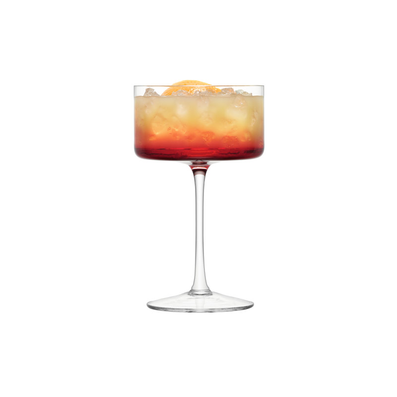 Lulu Handmade Glass Coupe and Martini Glass