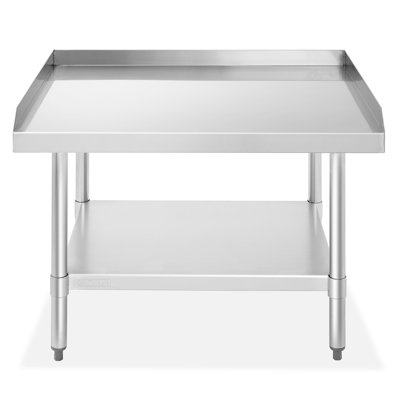 Stainless Steel Grill Table & Equipment Stand with Undershelf