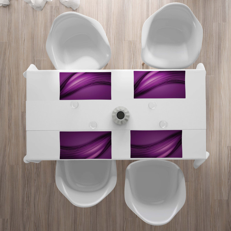 Polyester Abstract Rectangle Placemat