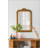 Ornate Arched Wall Mirror With Gold Crest, High-Quality Glass For Clear Reflection And Elegant Home Decor