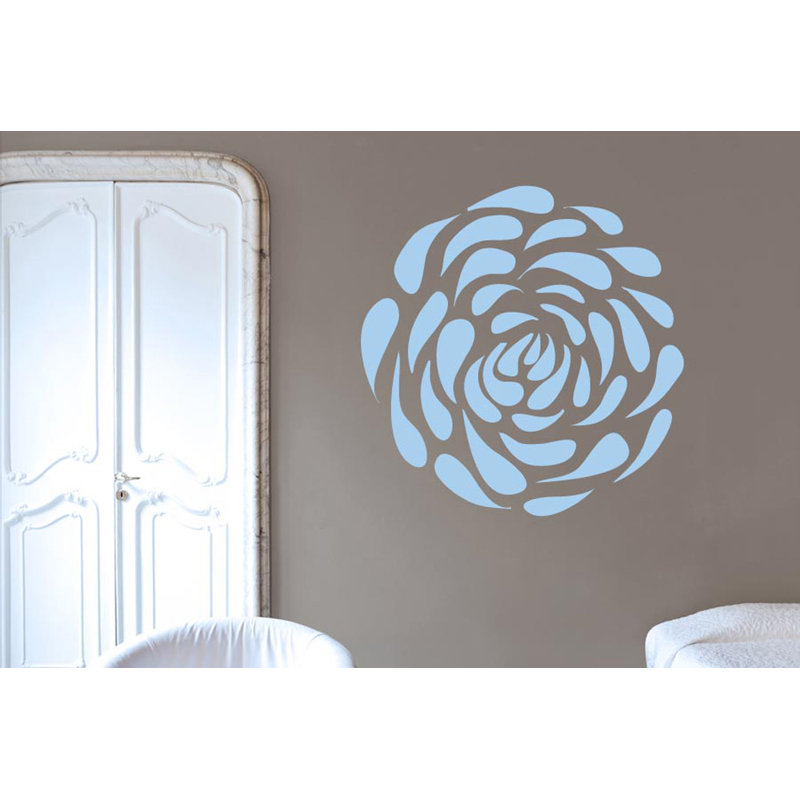 Plants & Flowers Wall Decal, Blue