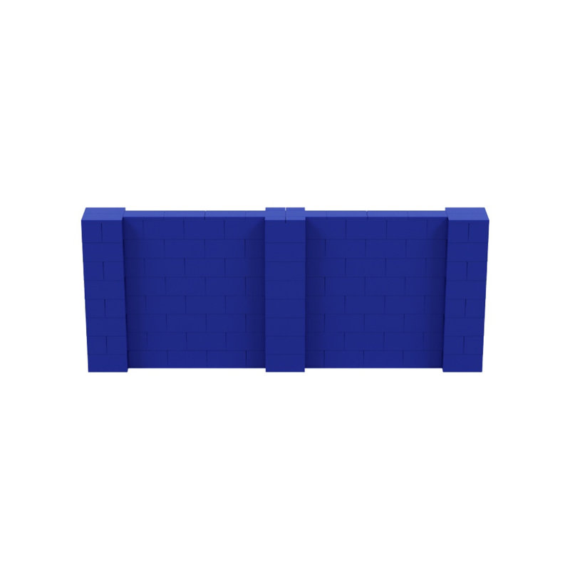 Ensemble mural 4 pi de hauteur Everblock, Bleu, 120"