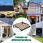 GUANSU-CN Polycarbonate Cover Retractable Door / Window Awning-124794839-124794843