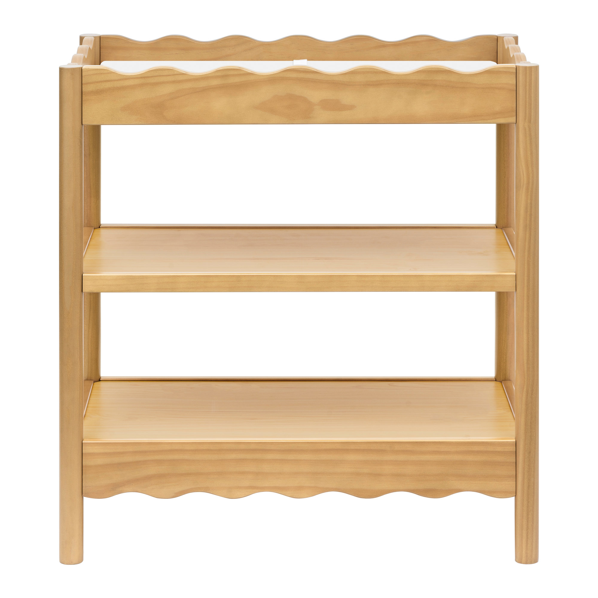 Swell Solid Wood Changing Table , Yellow