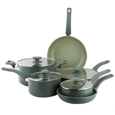 Ensemble de batterie de cuisine antiadhésive en céramique 10 pièces Sutterville Oster