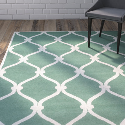 Cannen Hand Tufted Wool Geometric Rug
