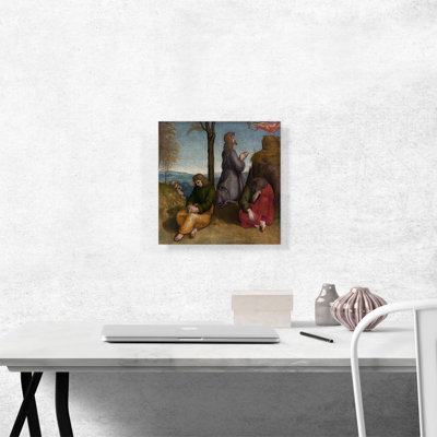 «The Agony in the Garden 1504» par Raphael, reproduction d'art sur toile tendue