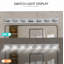 Meuble-lavabo rotatif à 7 lumières DEL sur miroir Chrome-129899995-129899996-129900002-129900007