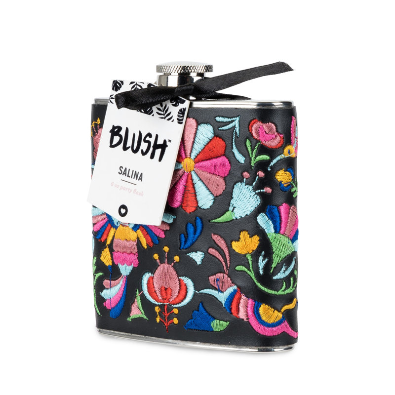 Embroidered Flask by Blush