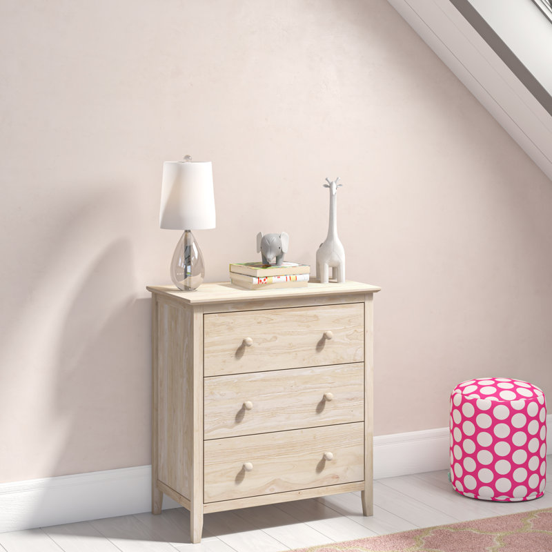 Calumet Heimann 3 Drawer Chest, Unfinished