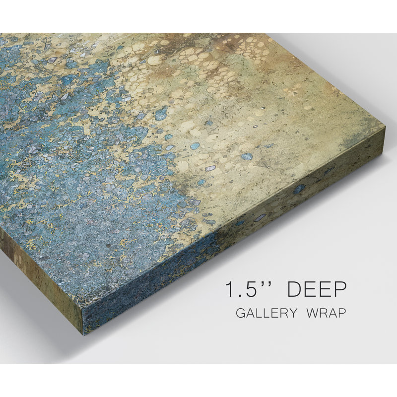 Exploration IV - 3 pièces sur toile tendue, H 27 po x l 54 po x P 2 po