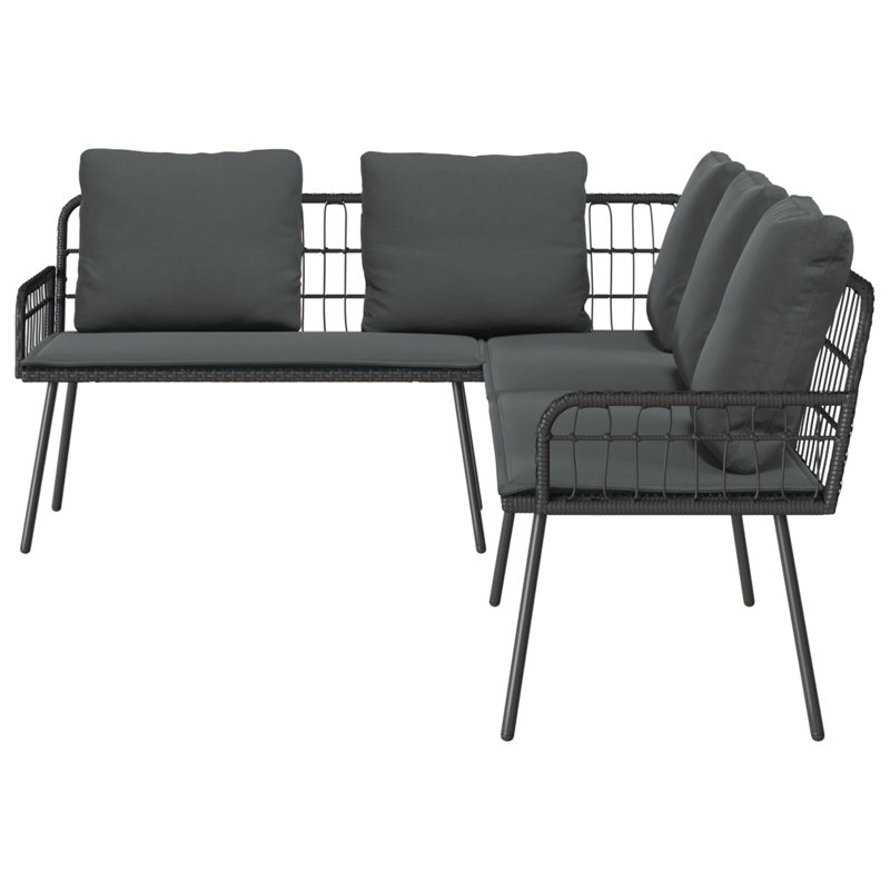  Sofa Black, Dark Grey