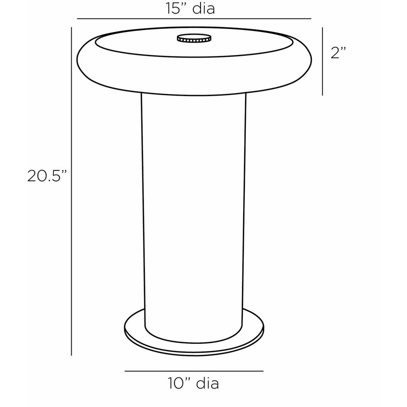 Buckley Glass End Table