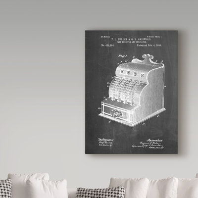 «Cash caisse» Manilo, reproduction d'art sur toile tendue
