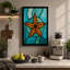 Starfish in Motion Coastal - Wrapped Canvas-1878828682-1878828688