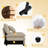 Haninerm Chenille Round Arm Loveseat-1428280040-1447072274