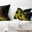 Coussin lombaire en fleur symétrique floral
