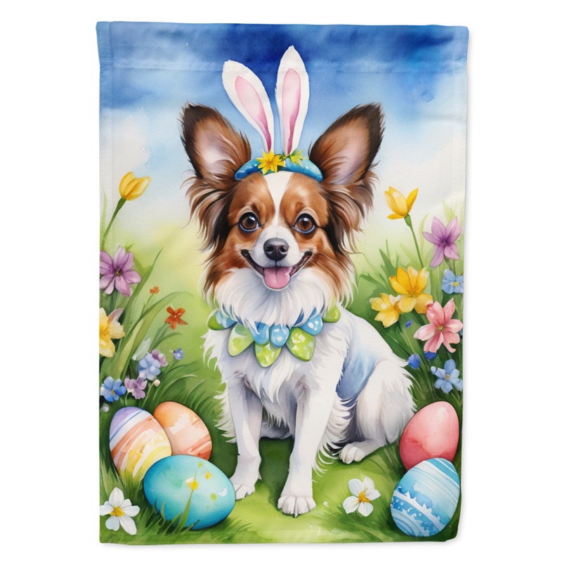 Easter Egg Hunt Double Sided 15.5'' H x 11.25'' W Polyester Easter Garden Flag