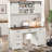 67''H Executive Desk With Hutch & 5 Drawers-1037537676