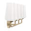 Celino Four-Light Bath & Vanity with Glass-841604329-841604305