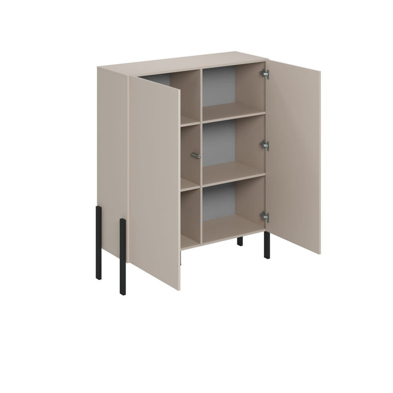 Shantal Highboard Accent Chest, Beige