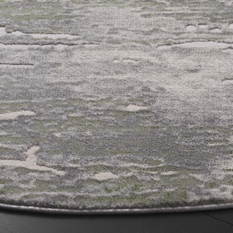 Bobbye Performance Abstract Rug, Round 6'7"