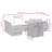 Vidaxl Garden Sofa Set Grey