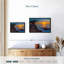 Impression sur toile Golden Sun Above Pebble Beach-102358360