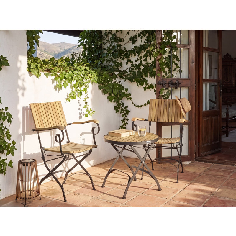 Cecilija Acacia Patio Dining Set with