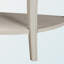 Console Honeycomb au fini gris et brun naturel, H 29,28 po x l 31,3 po x P 15,46 po
