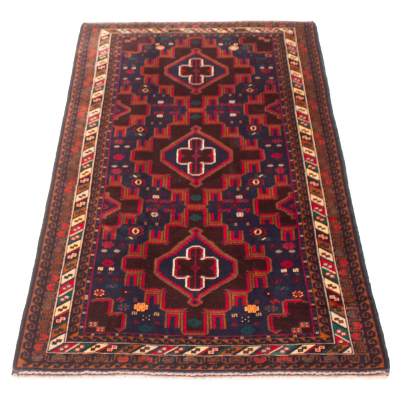 Teimani Dark Navy Rug 3'7" x 6'11"