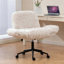Criss Cross Chair with 5-Gear Adjustable Armrests & Wheels