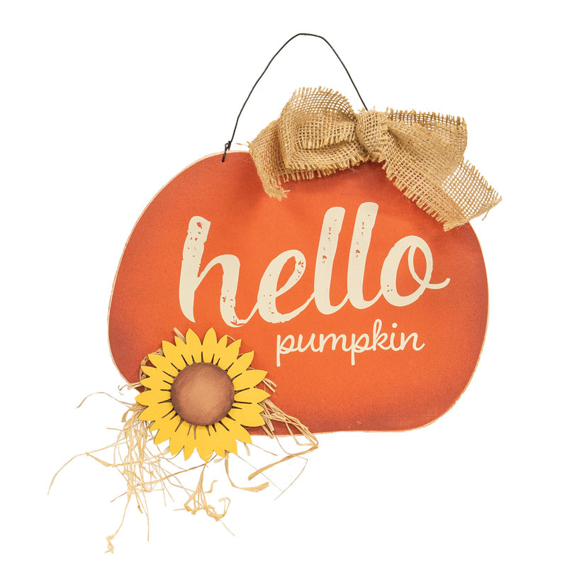 «Hello Pumpkin» avec tournesol