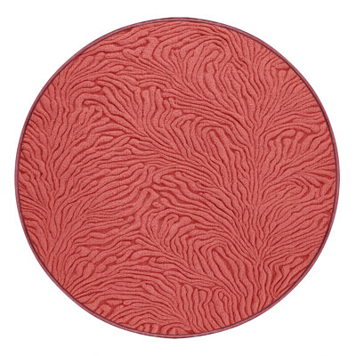  Washable Coral Pinks Hawaiian Area Rug
