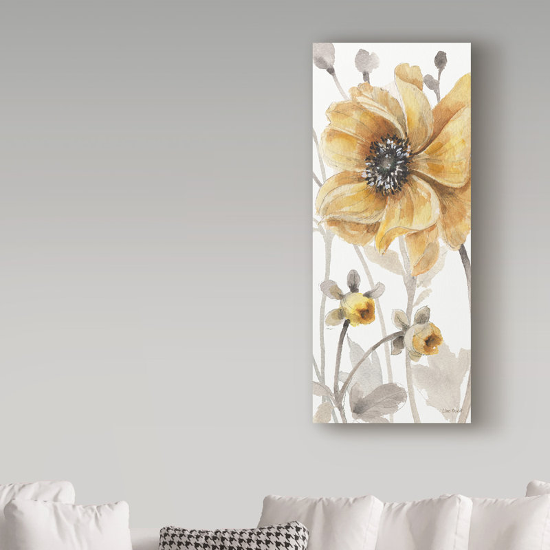 «Fields of Gold V» par Lisa Audit - impression sur toile tendue, H 24 po x l 10 po x P 2 po