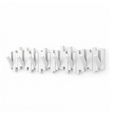 Modern Wall-Mounted Coat Rack Rail Hook
