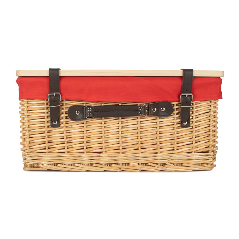 Wicker Gift or Storage Hamper with Lining